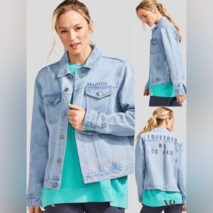 🆕 PELOTON Denim Jacket